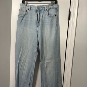 Zara light wash jeans